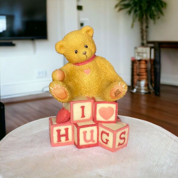 Cherished Teddies Bear With Love Letters 902969 Enesco “I Love Hugs” 1996 New - Picture 1 of 9